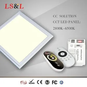 Ki ap dirije CCT 2800-6500K Chanjman Tanperati ak gradyasyon limyè Panel Avèk 40W, 48W, 60W Pa CC Lighting Solisyon